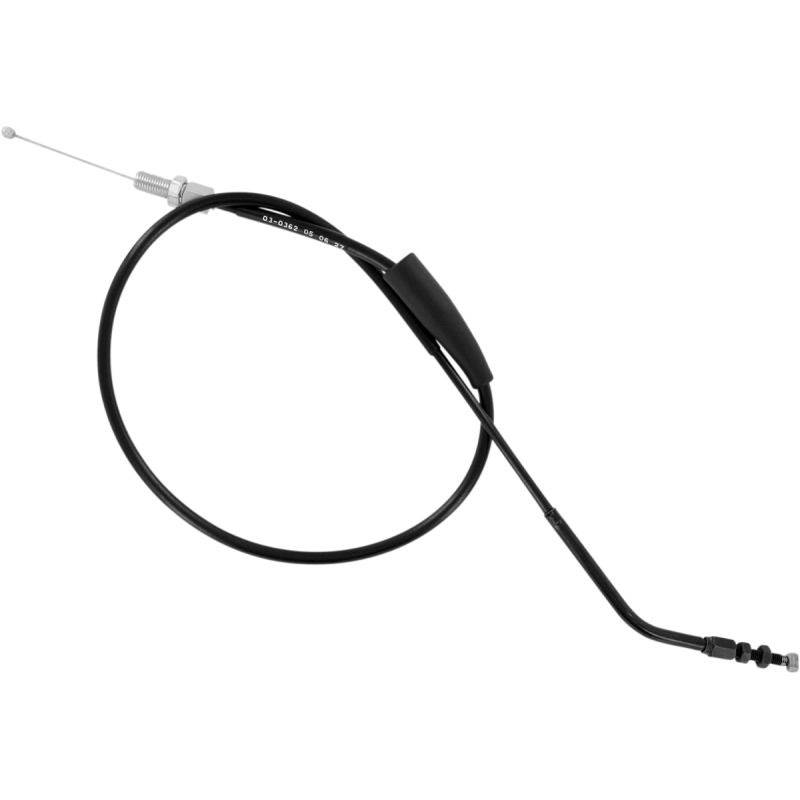 THROTTLE CABLE BLACK VINYL