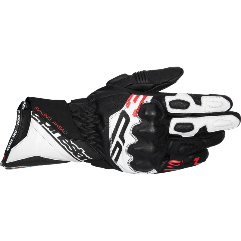 GLOVE SP-3 BLK/WHT/RD FLUO XL