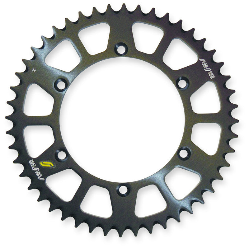 520-52T ALUMINUM REAR SPROCKET BLACK