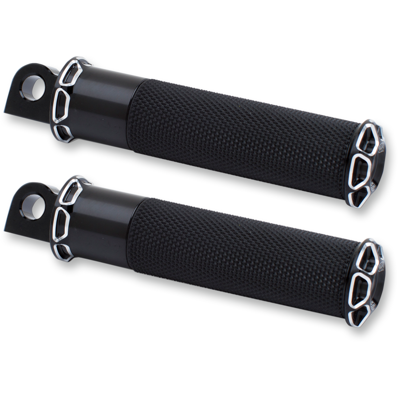 BEVELED FUSION FOOTPEG BLACK
