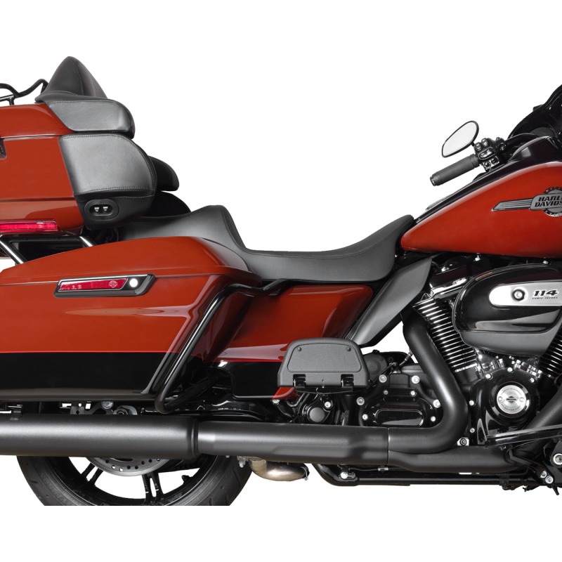 Seat Predator 3 2-Up Ext. Smooth Black Vinyl Touri