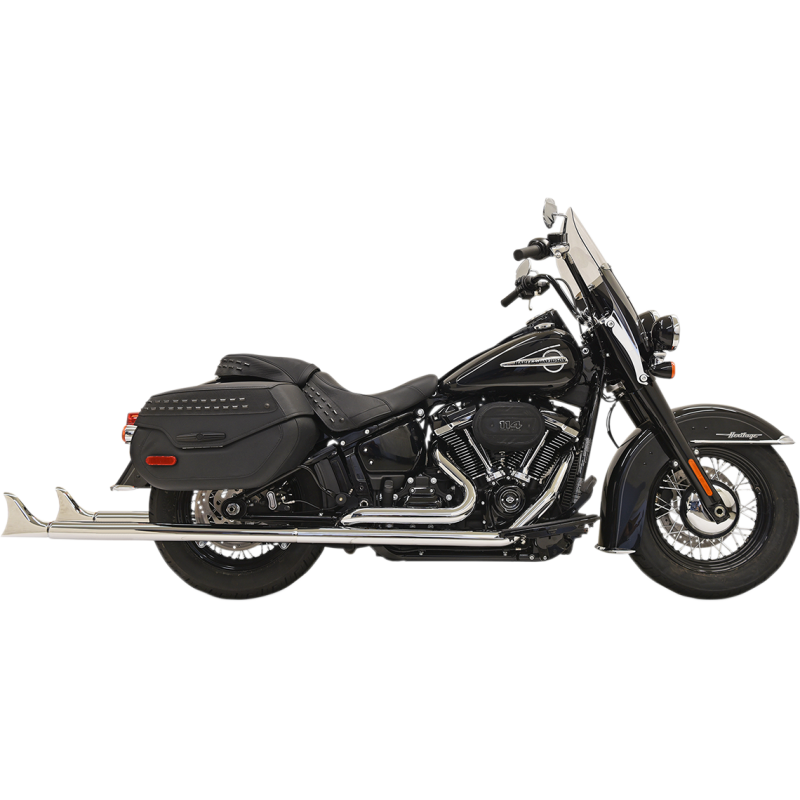 18-UP SOFTAIL EXHAUST FISH/T 39" N/B
