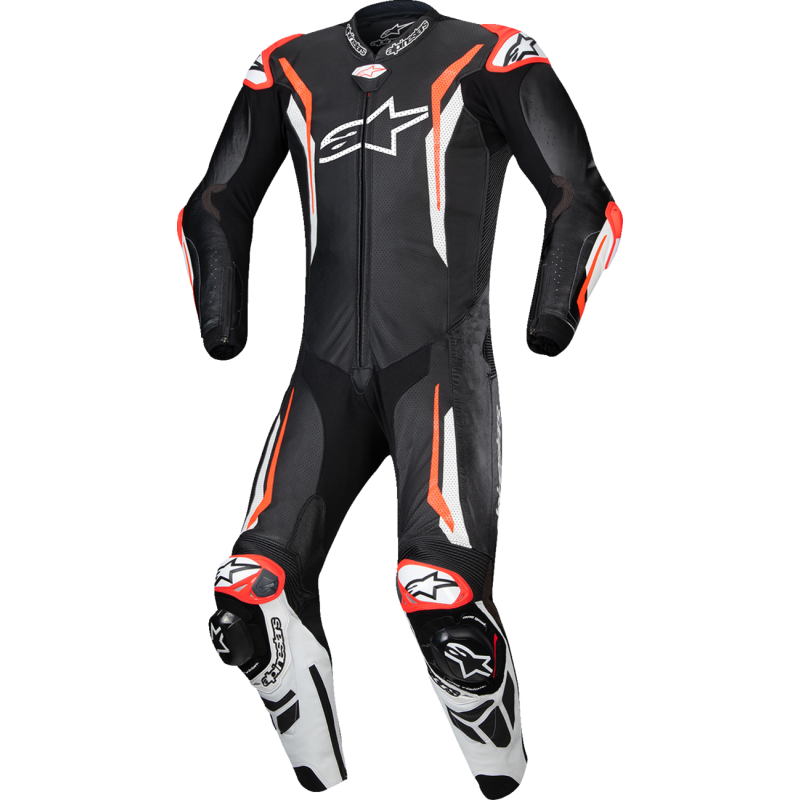 SUIT GP TECH V5 BLK/WHT/RED FLUO 54