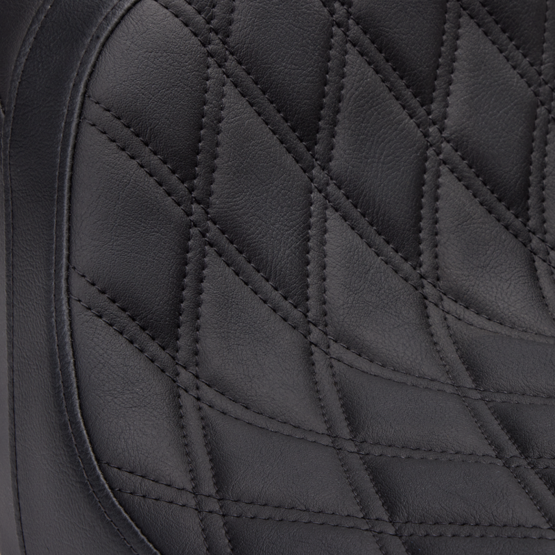 Seat Predator 2up w/backrest option Blk DD vinyl F