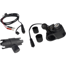 CHARGER DUAL-USB 1"BM BLK