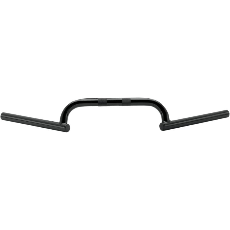 1" CLUBMAN BARS BLACK BURLY