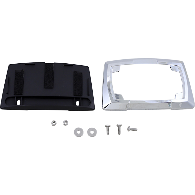 Multi-fit License Plate Frame, Chrome