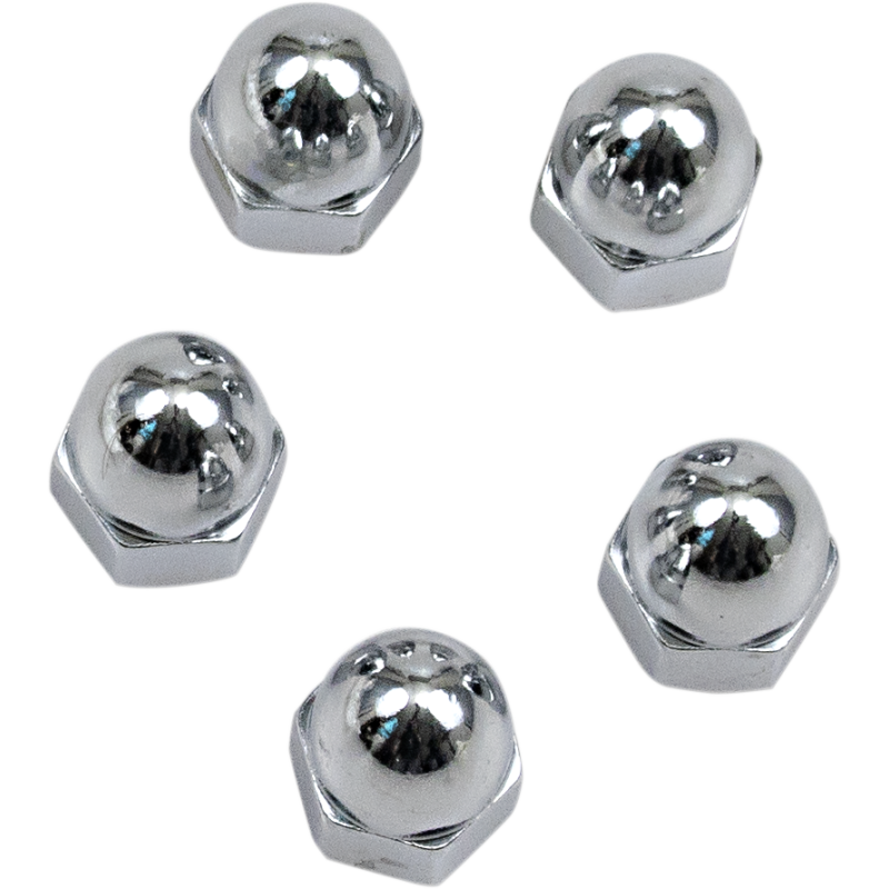 1/2-20 CHROME ACORN NUTS(5PAK)CY-CHROME
