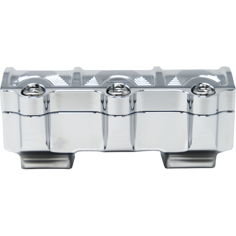 BIG BLOCK RISERS FOR 1 1/4" CLAMP SIZE HANDLEBARS CHROME