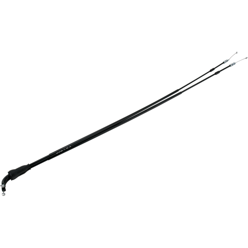 THROTTLE CABLE PUSH-PULL BLACK VINYL SET