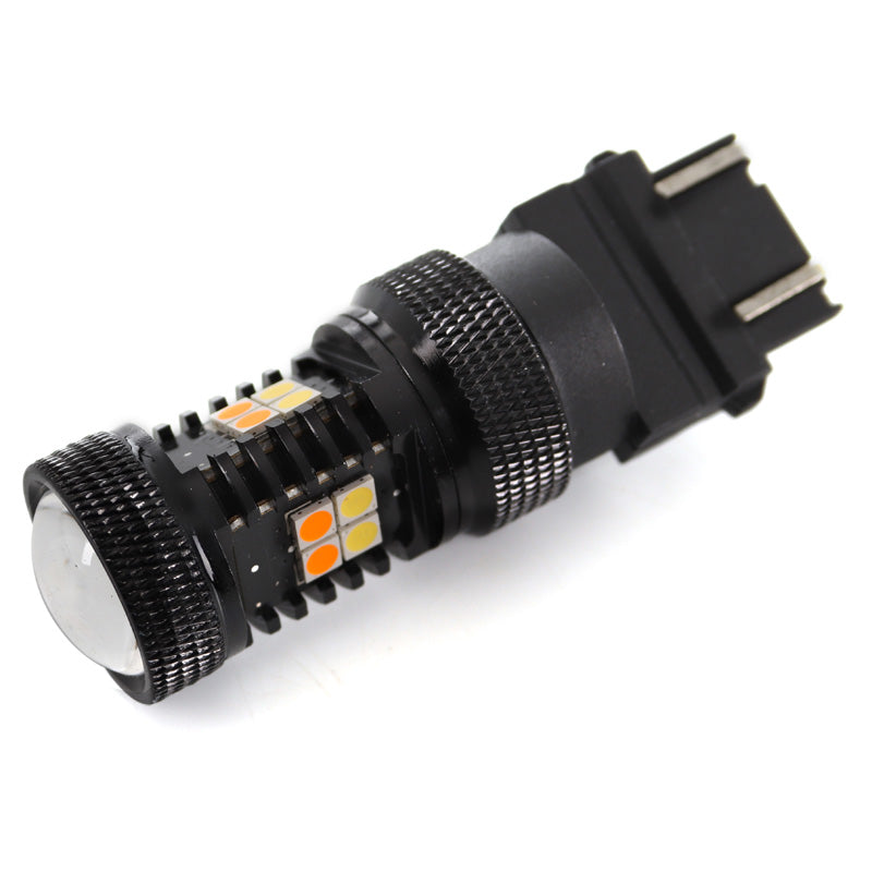 LED 3157 - 9-24V 8W - W2.5X16D (WHITE+AMBER)
