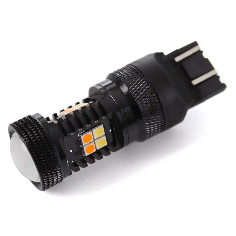 LED 7443 - 9-24V 8W - W3X16D (WHITE+AMBER)