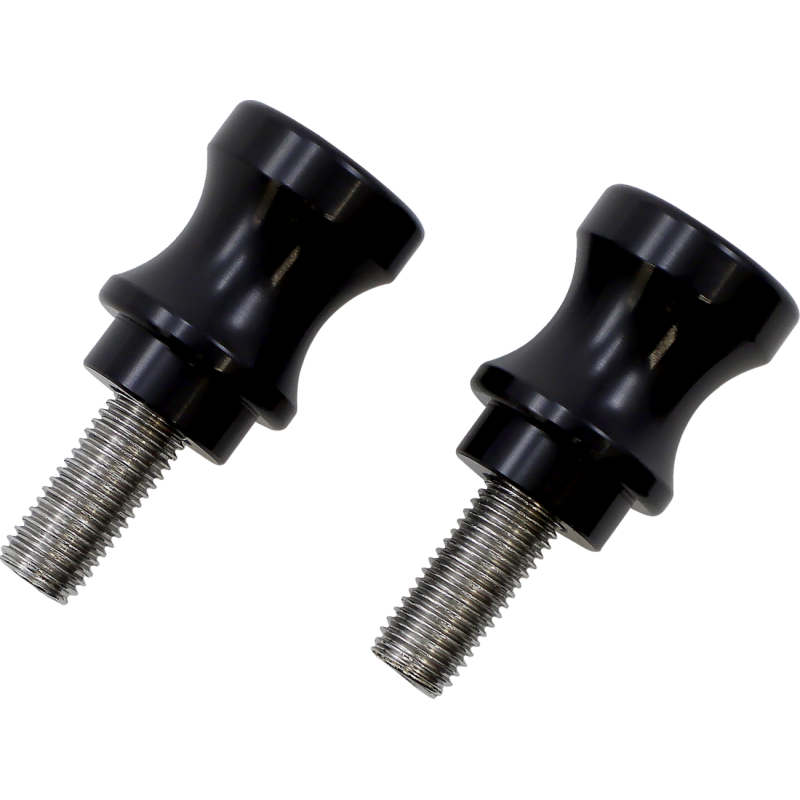 SWINGARM SPOOLS BLACK 10MM