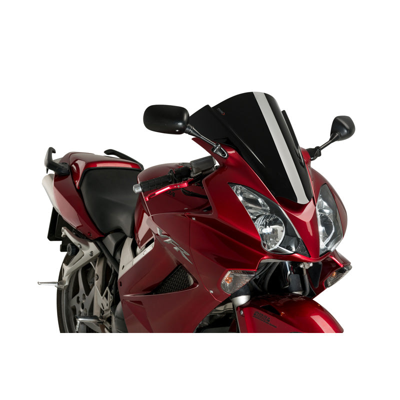 %RACING SCREEN HONDA VFR800 02-13' C/BLACK