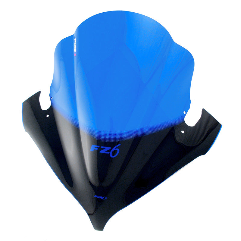 %RACING SCREEN YAMAHA FZ6 FAZER 04-08 C/BLUE