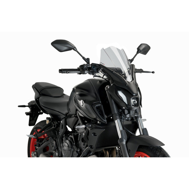 %TOURING WINDSCREEN SMOKE YAM MT07 21-22