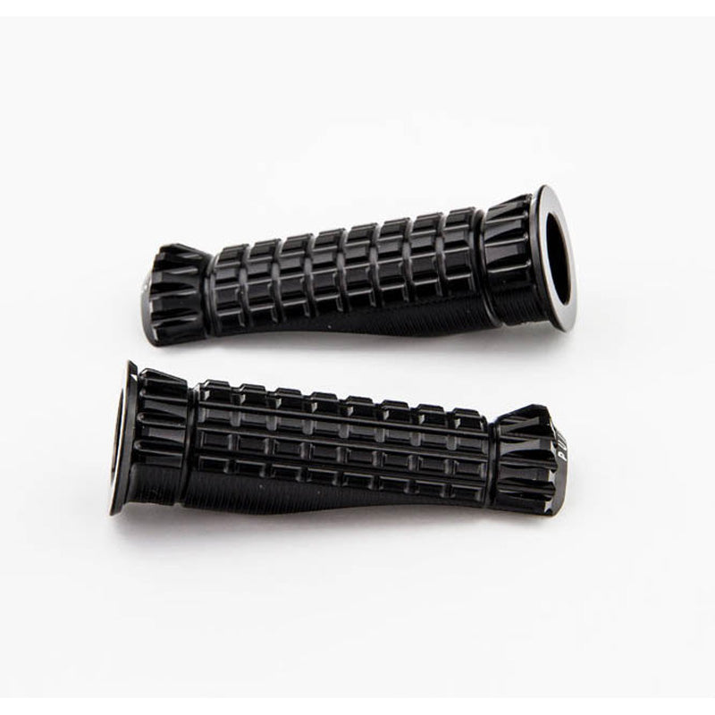 %RIDER FOOTPEG ADAPTORS BLACK YAMAHA MT-09 21-23