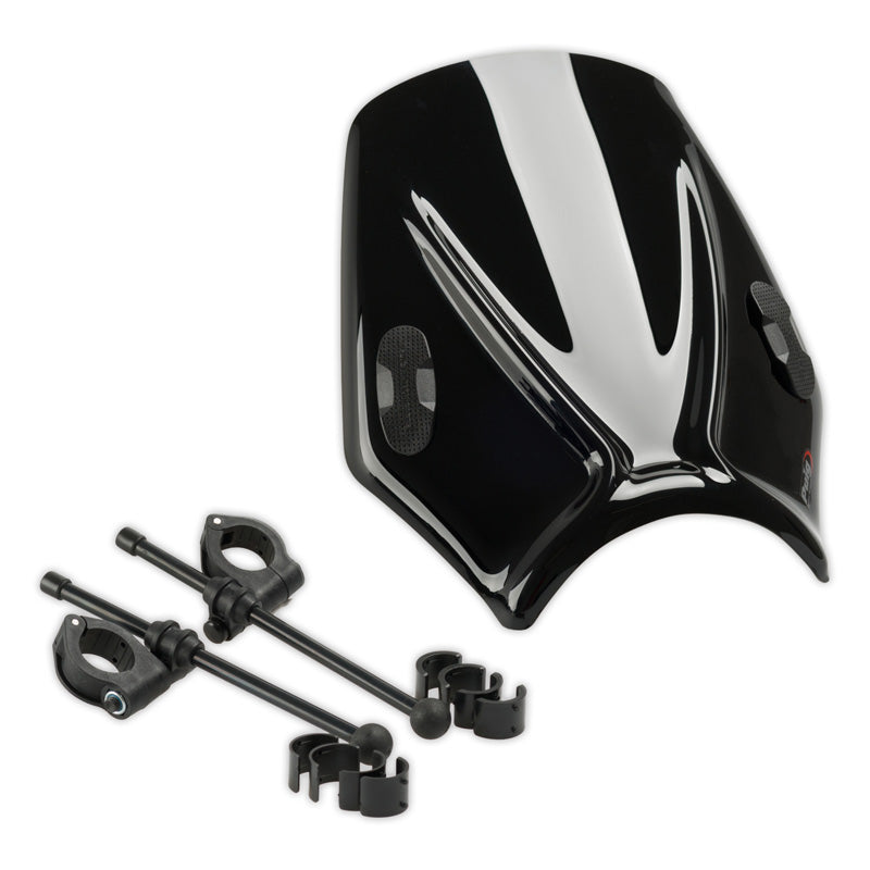 %WINDSHIELD MITO BLACK 320 X 285 MM