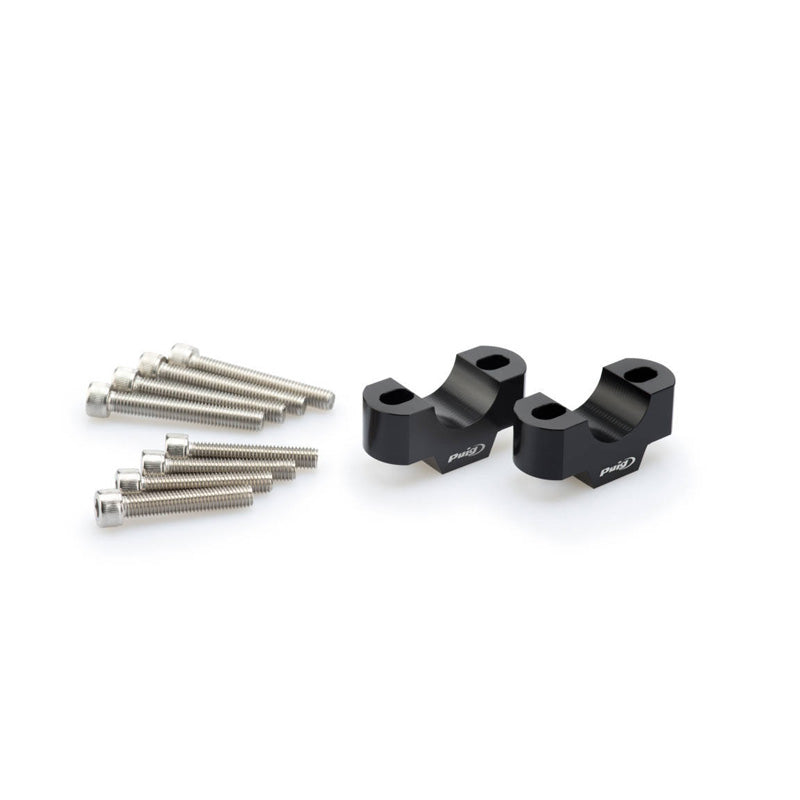 29MM HANDLEBAR RISERS, 30MM HIGH, BLACK