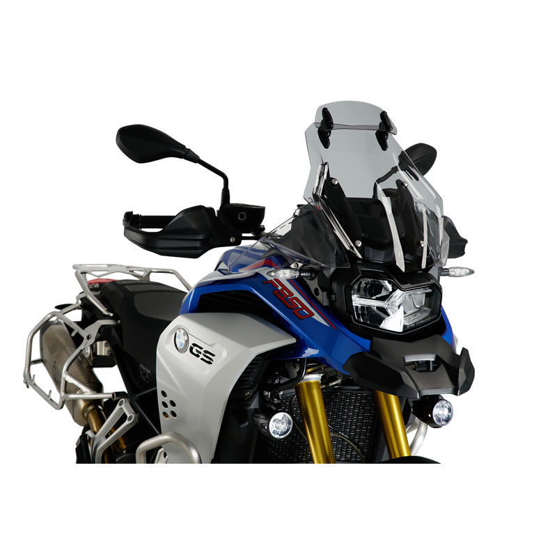 %TOURING WINDSHIELD WITH VISOR SMOKE BMW F850S 18-