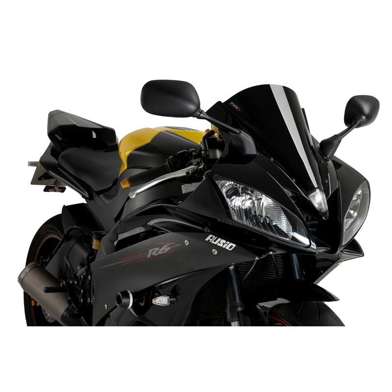 %RACING SCREEN YAMAHA R6 06-07' C/BLACK