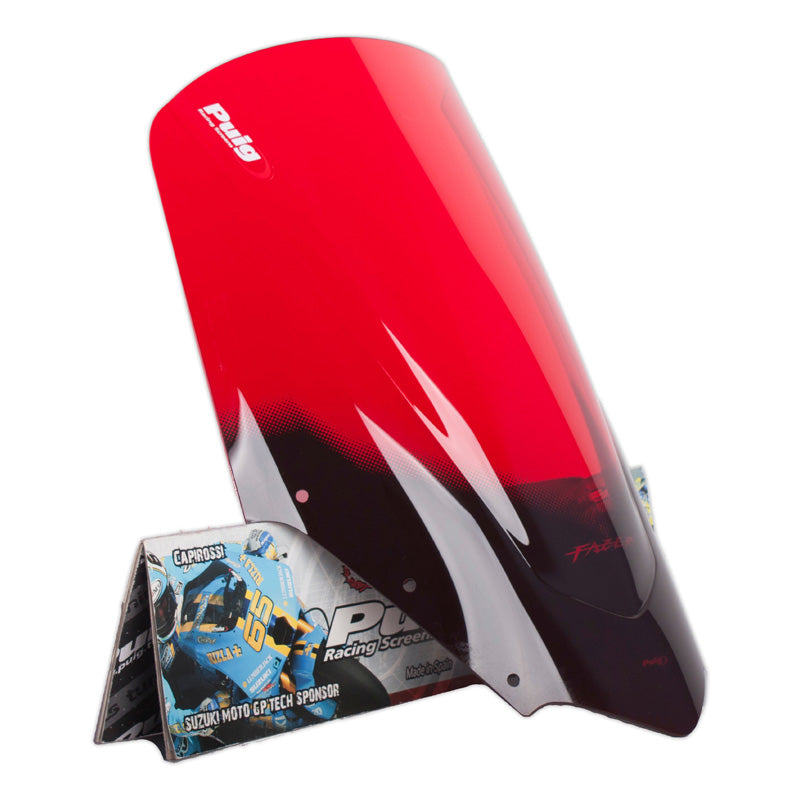 %RACING SCREEN YAMAHA FAZER 06-16 C/RED