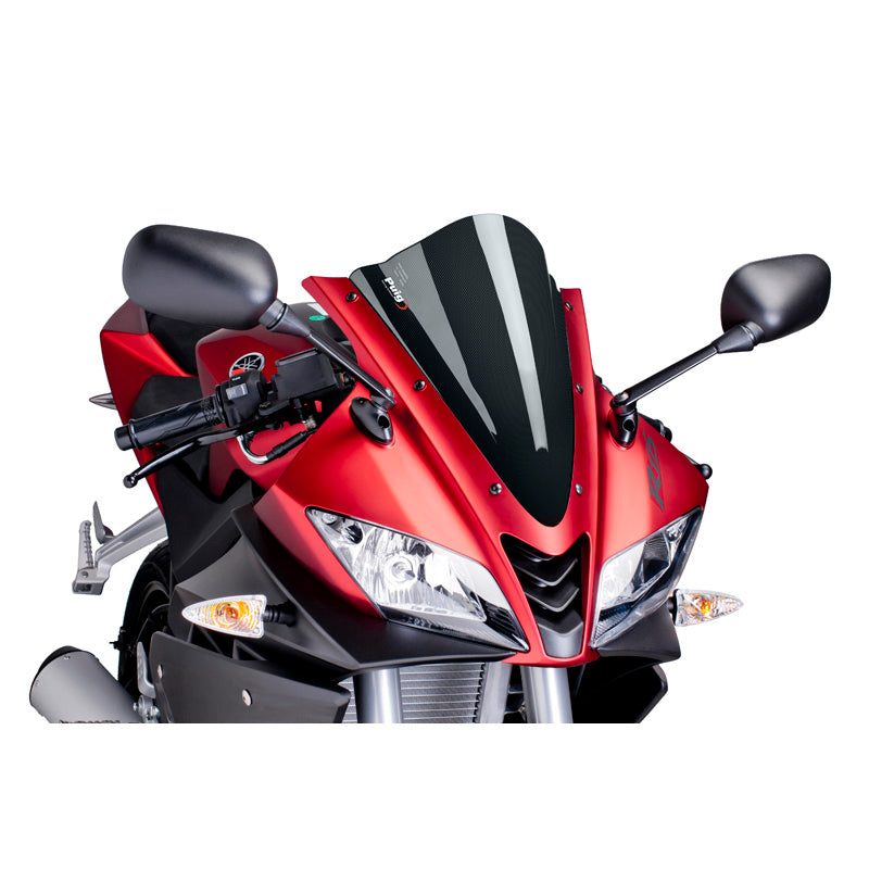 %RACING SCREEN YAMAHA YZF-R125 08-18' C/CARBON LOO