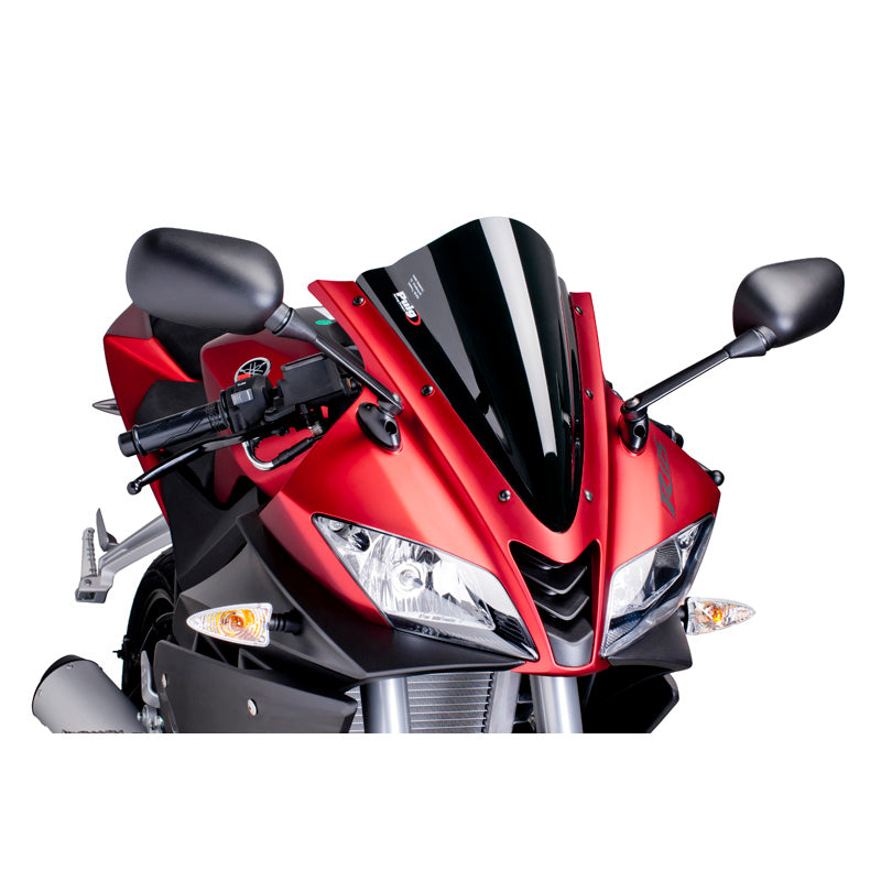 %RACING SCREEN YAMAHA YZF-R125 08'-18' C/BLACK