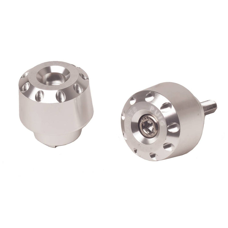 %SHORT BAR ENDS ALUMINIUM YAMAHA C/SILVER