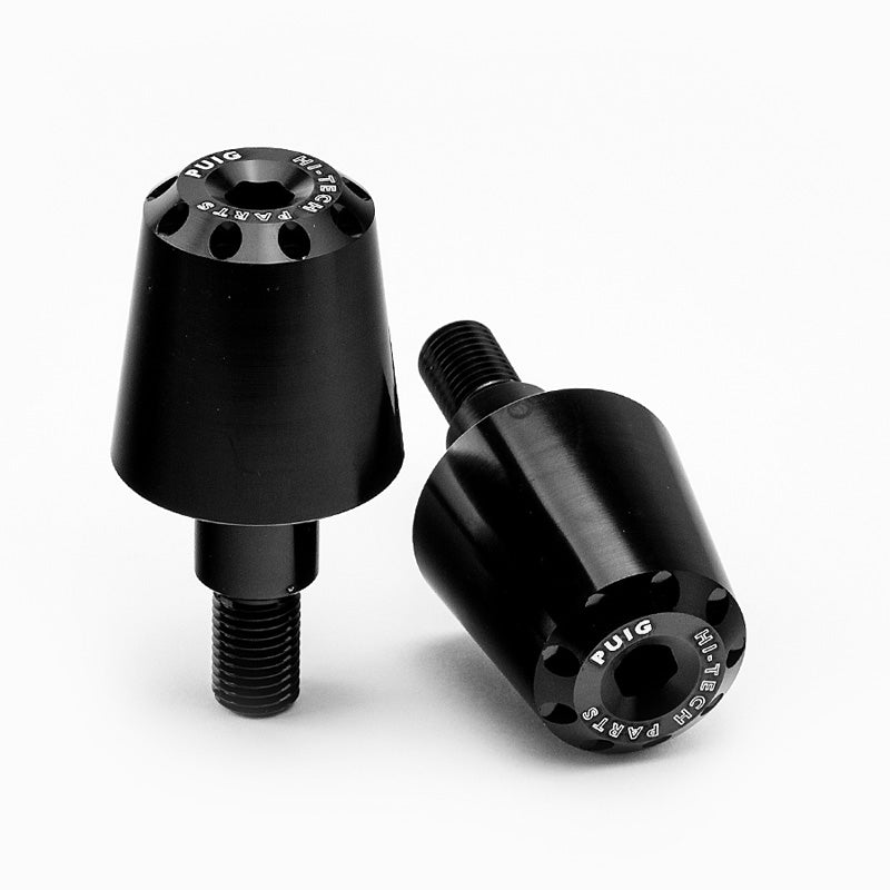 BAR END ALUMINUM LARGE (BMW)/(SUZUKI) BLACK