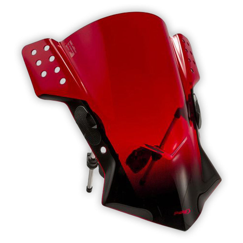 %WINDSHIELD MOD. RAFALE KAWASAKI ER6N 12' C/RED