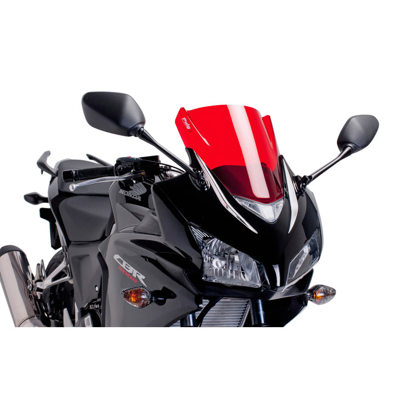 %Z-RACING SCREEN HONDA CBR500R 13-15 C/RED