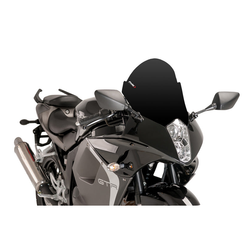 %RACING SCREEN HYOSUNG GT650IR 13-18' C/BLACK