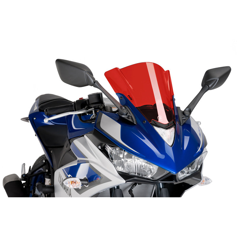%Z-RACING SCREEN YAMAHA YZF-R3 15'-18'C/RED