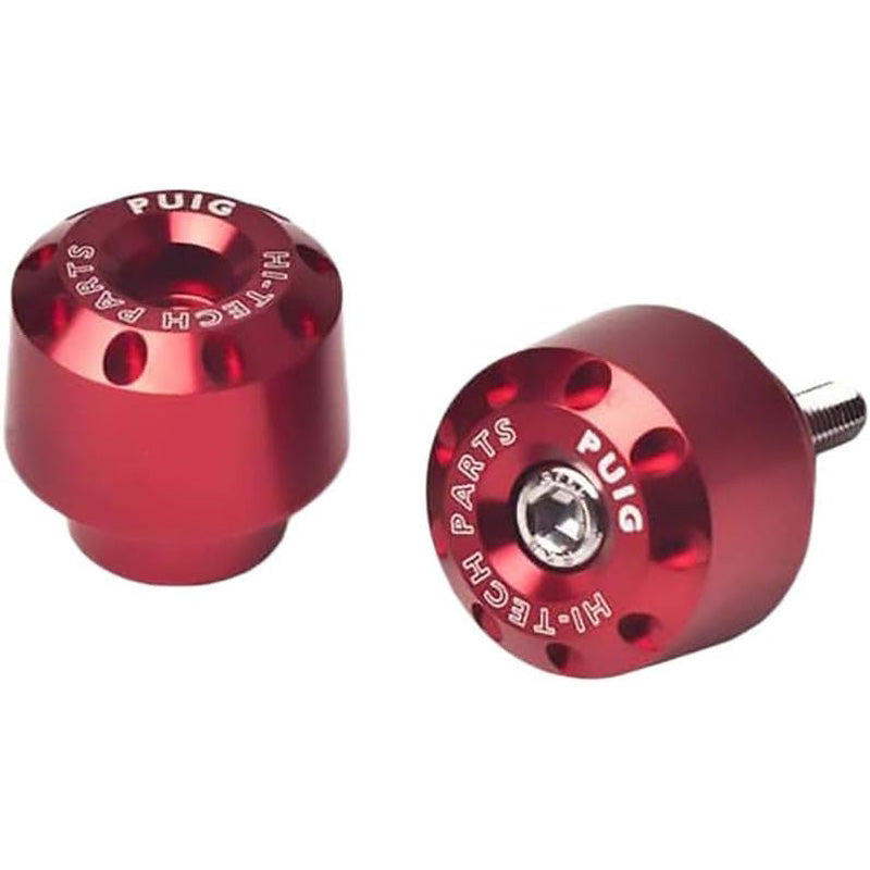 %BAR END ALUMINUM SUZUKI C/RED