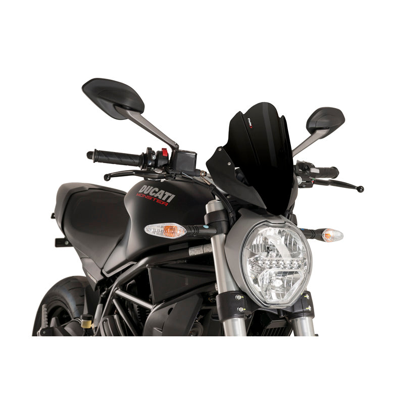 %TOURING SCREEN DUCATI MONSTER 1200R 16'-18' C/BLA