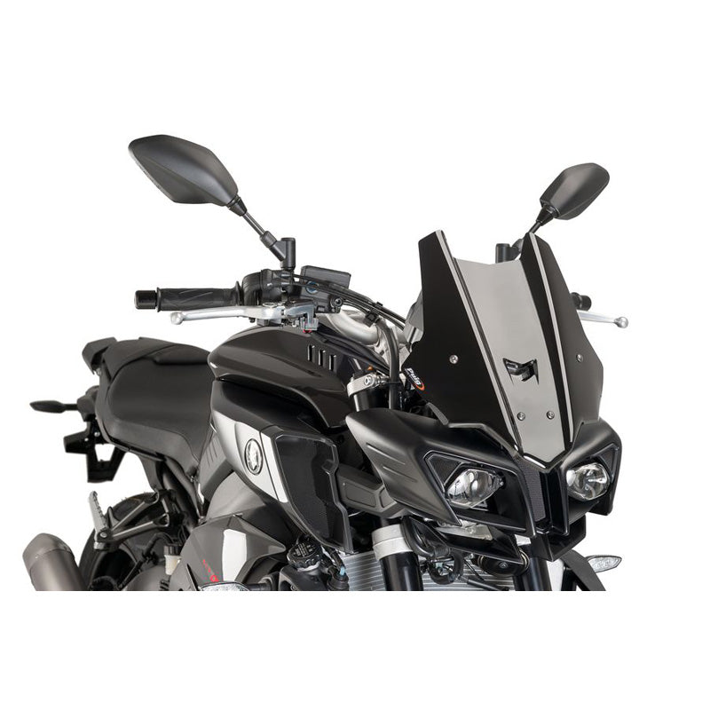 %RACING WINDSCREEN FZ10 16 BLACK