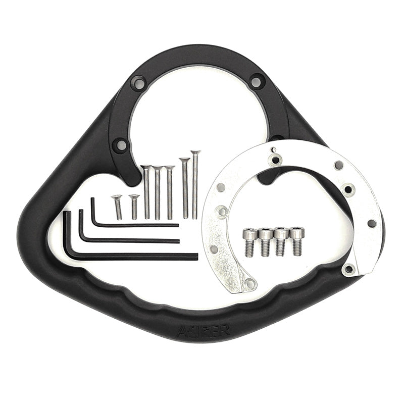 %PASSENGER HOLDERS HONDA CB500F 20-24 BLACK