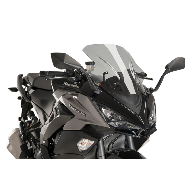 RACING WINDSCREEN (KAWASAKI) LIGHT SMOKE