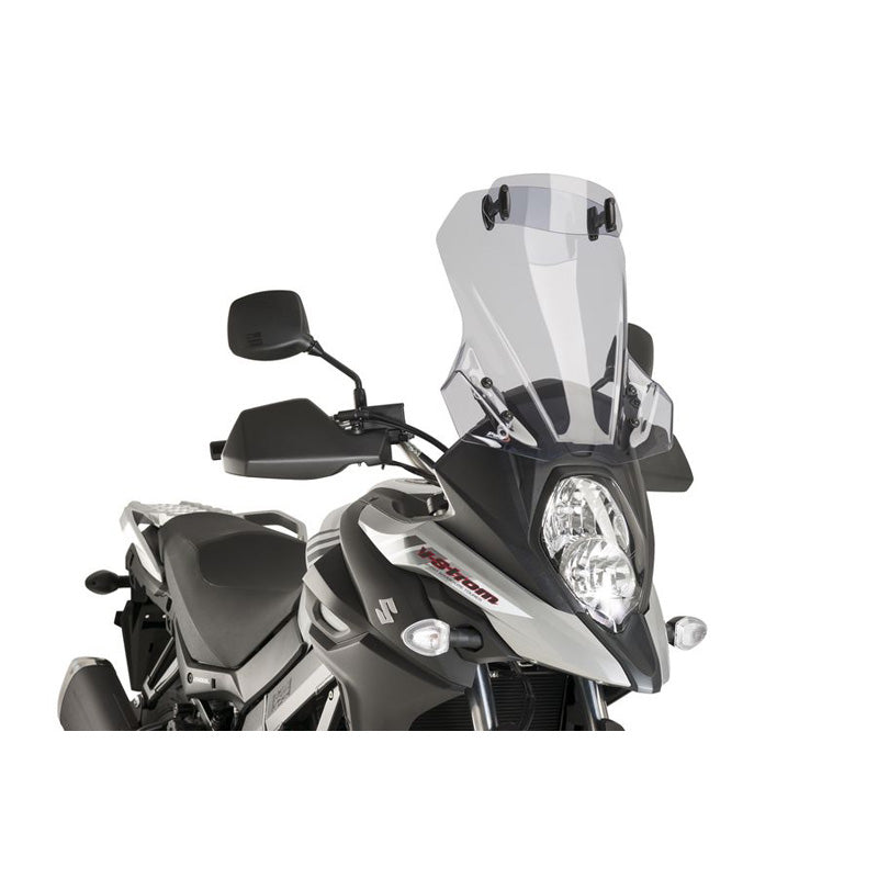 %TOURING WS W/VIS SUZ VSTROM 650 17-19 L SMOKE