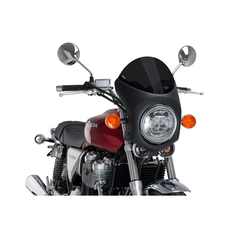 SEMIFAIRING UNIV 195MM BK/D SMOKE