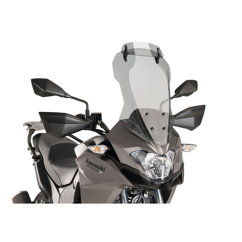 %TOURING WS W/VISOR KAW VERSYS-X 17-19 L SMOKE