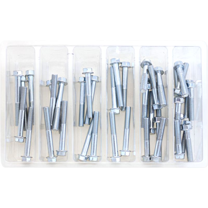 M6 8mm Hex Flange Bolt Assortment 2 (Kt)