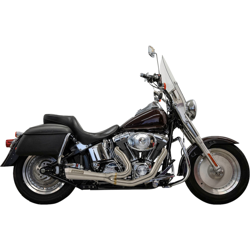 2-to-1 Ripper EXH Sys - Short - Stnless - Twin Cam Softails