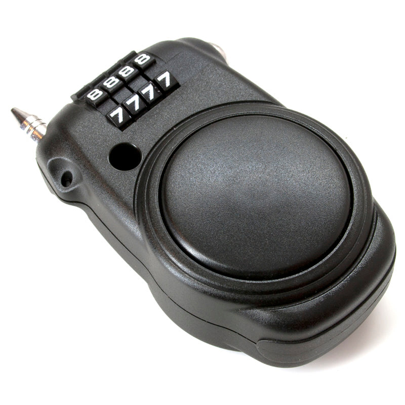KS220 LOCK WITH RETRACTABLE WIRE