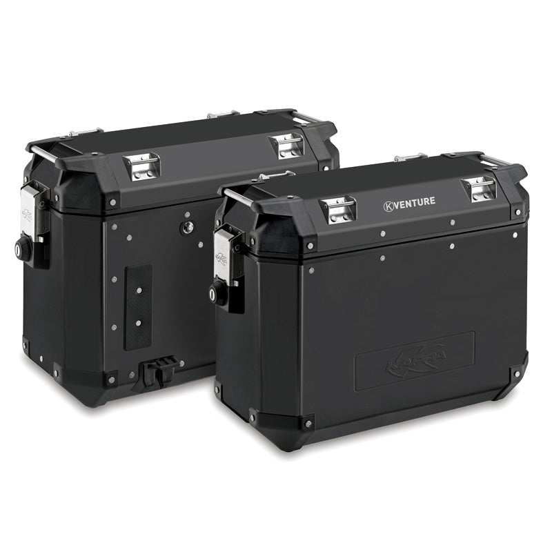 *SET OF 2 CASES KVE37B K-VENTURE IN ALUMINIUM BLAC