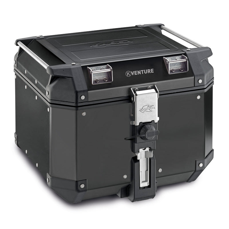 *42 LIT VENTURE TOP CASE KVE42B IN BLACK ALUMINIUM