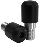 BAR END SLIDERS F/SUZUKI MODELS BLACK