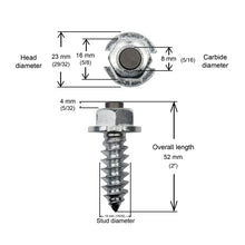 %2"-50MM FLANGED STUDS HD, BTE 200