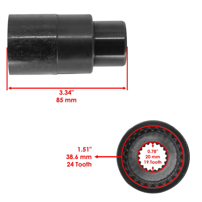 DRIVE SHAFT COUPLER TRX400/450 41315-HM7-000